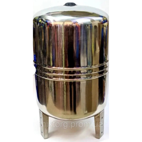 Гідроакумулятор із неіржавкої сталі на 100 л вертикальний