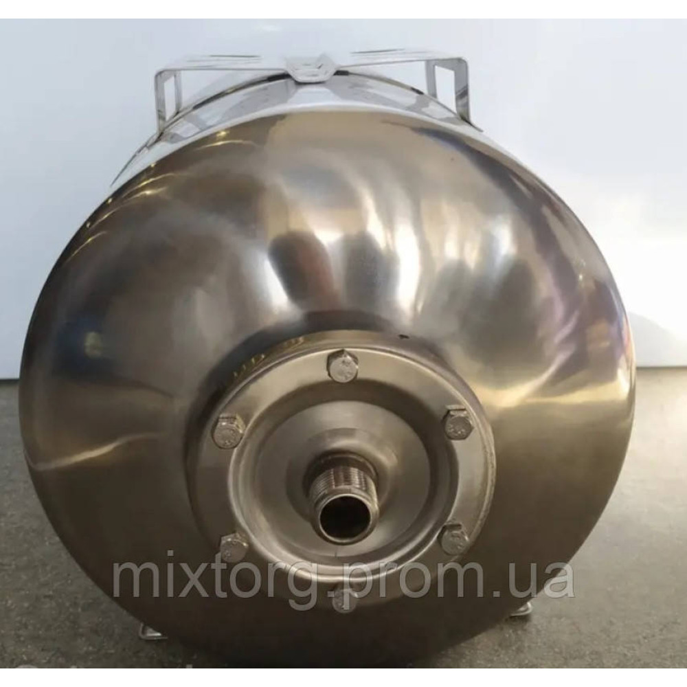 Гідроакумулятор Euroaqua ємність 50 літрів, горизонтальний, з неіржавкої сталі (Польща!)