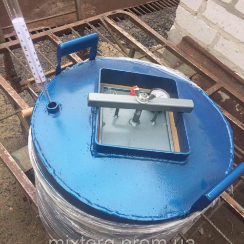 Автоклав газовий «М'яч» 40-літровий, на 16-1л, 24-0,5 л, 4 мм метал, якісне автофарбування