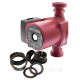 Насос циркуляційний 100Вт Hmax 6м Qmax 50л/хв Ø1½" 180мм бордо+гайки Ø1" WETRON LР525–6/180В (774232)