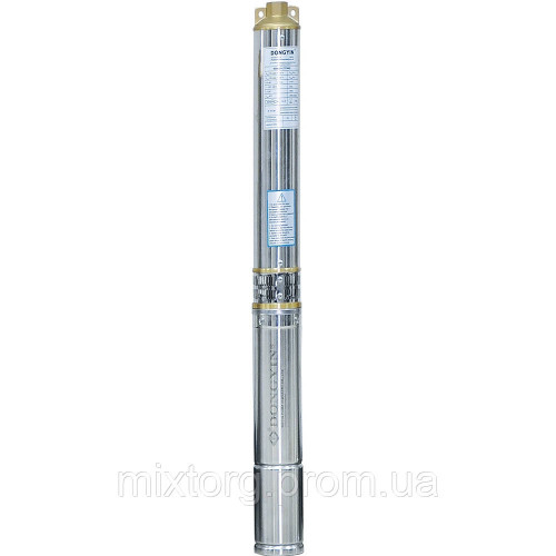 Насос відцентровий свердловинний 1.1кВт H 77(57)м Q 90(60)л/хв Ø80мм AQUATICA (DONGYIN) 3SDm3.5/20 (777093)