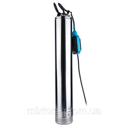 Насос з нижнім забором води 0.37кВт H 42(30)м Q 55(33)л/хв Ø100мм+поплавок DONGYIN 4SNM2/6 (777352)