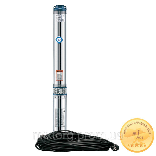 Насос відцентровий 0.37кВт H 48(36)м Q 45(30)л/хв Ø80мм 25м кабелю mid AQUATICA 3QJED2-11-0.37 (778401)