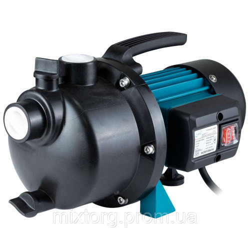 Насос відцентровий самовсмоктуючий 0.8кВт Hmax 38м Qmax 58л/хв пластик LEO EKJ-802P (775307)