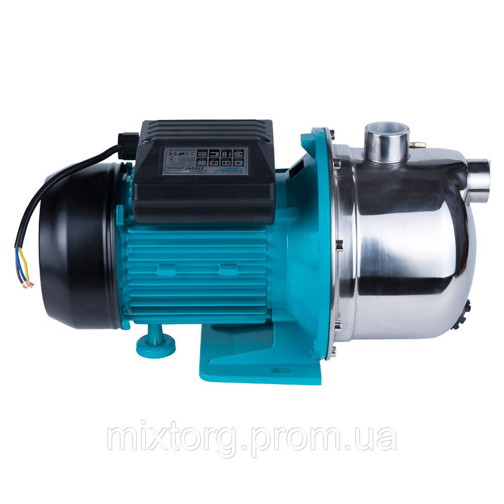 Насос відцентровий самовсмоктуючий 0.75кВт Hmax 46м Qmax 50л/хв нерж AQUATICA JETSa60 (775097)