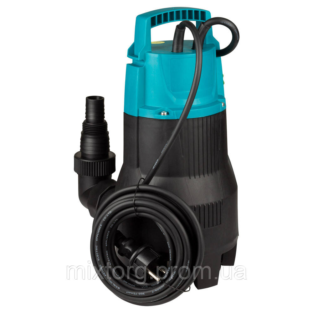 Насос дренажний садовий 0.75кВт Hmax 8м Qmax 233л/мин LEO AKS-751PWH (773248)