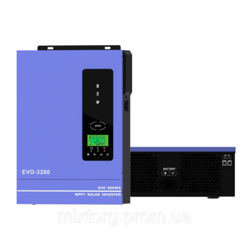 Інвертор гібридний Solar EVO3200Вт/24В, 60А "ARUNA"