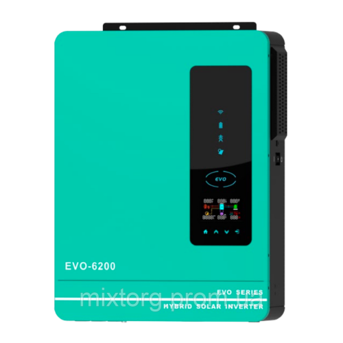 Інвертор гібридний Solar EVO6200Вт/48В, 100А (Wi-Fi) "ARUNA"
