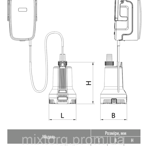 Акумуляторний насос GARDEN-BATTERY DSP 3,8-6PD (акум., заряд. пристрій) "NPO"