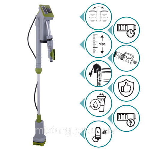 Занурювальний насос GARDEN-BATTERY DSP 1,5-11P  (акум., заряд. пристрій) "NPO"