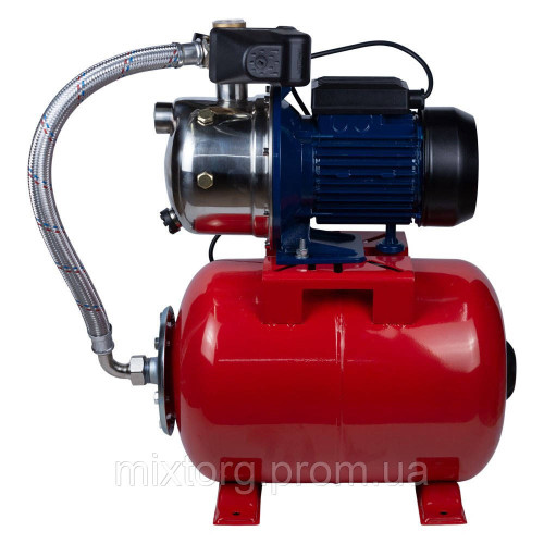 Станція 0.75кВт Hmax 42м Qmax 50л/хв (самовсмоктуючий насос нерж) 24л Україна WETRON JETS80А5 (775052/24)