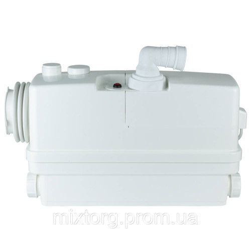 Станція каналізаційна 0.6кВт Hmax 8.5м Qmax 110л/хв 3 входу + боковий вхід 90мм LEO 3.0 WC601В (776916)