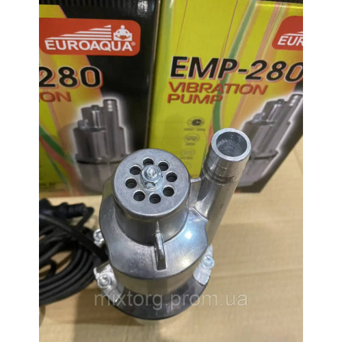 Насос вібраційний EUROAQUA EPM 280 кабель (12 м) Польща!