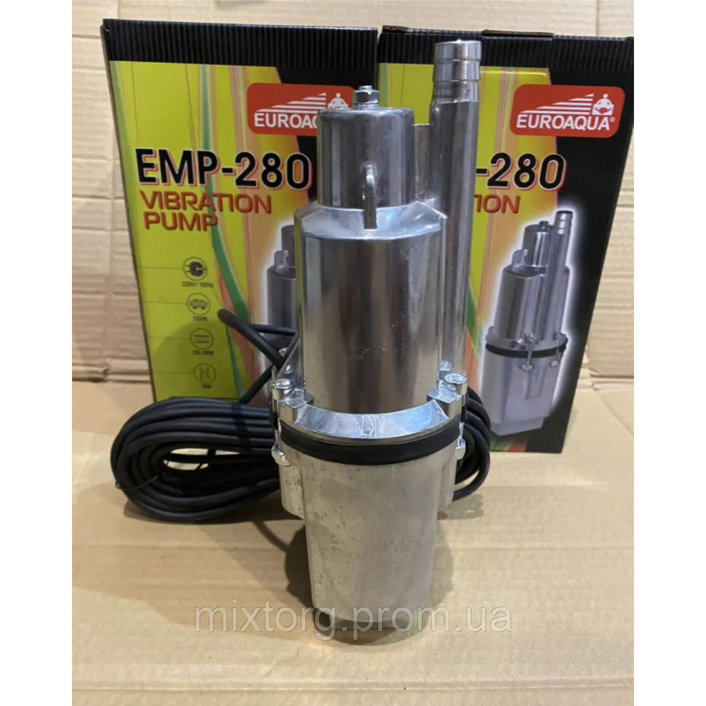 Насос вібраційний EUROAQUA EPM 280 кабель (12 м) Польща!
