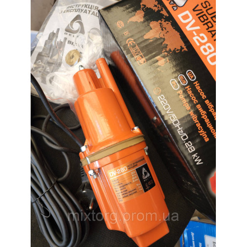 Насос вібраційний DELTA кабель (10 м) Польща! Мідь!