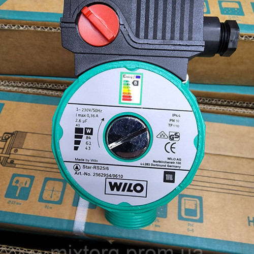 Насос циркуляційний WILO-STAR-RS 25/40 — 180 ОРІГІНАЛ!