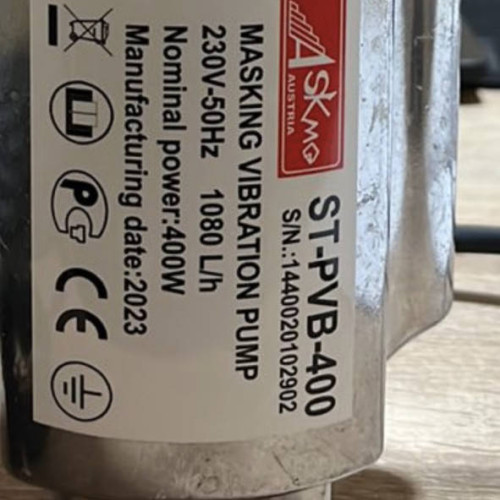 Вібраційний насос Ручек Австрія! Мідь! з верхнім забором води