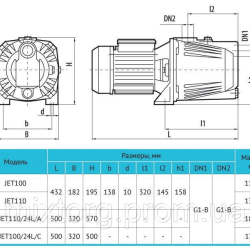 Поверхневий насос JET110 "rudes"