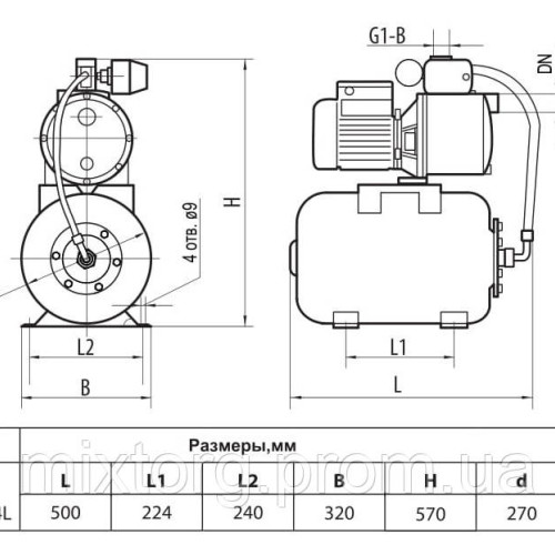 Насосна станція AUJS100/24L "rudes"