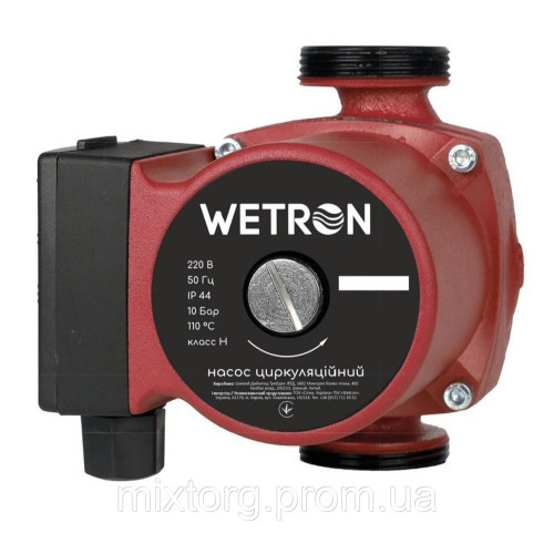 Насос циркуляційний енергозберігаючий WETRON 250Вт 9.6м³/ч Hmax 8м 2" 774242