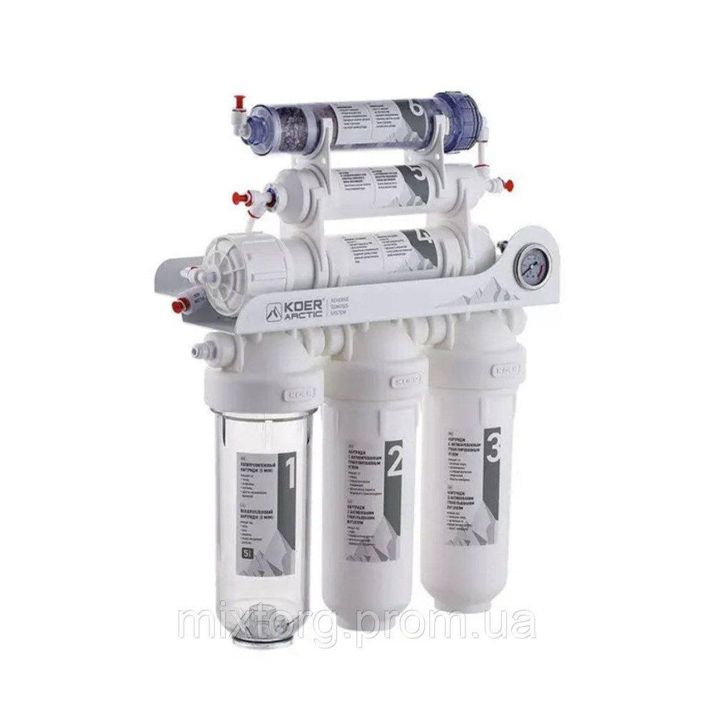 Система зворотного осмосу Koer 6 щаблів Чехія!