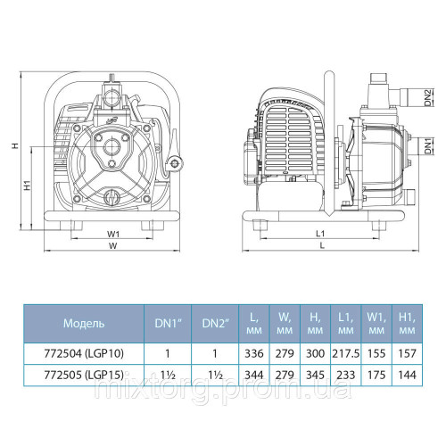 Циркуляційний насос GPD11-35-750 "Sprut"