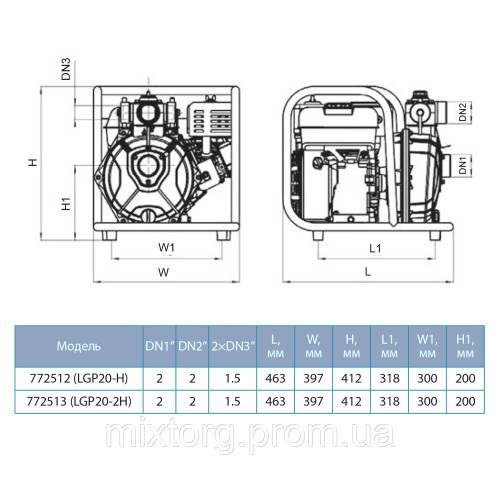 Циркуляційний насос GPD12,5-8-600 "Sprut"