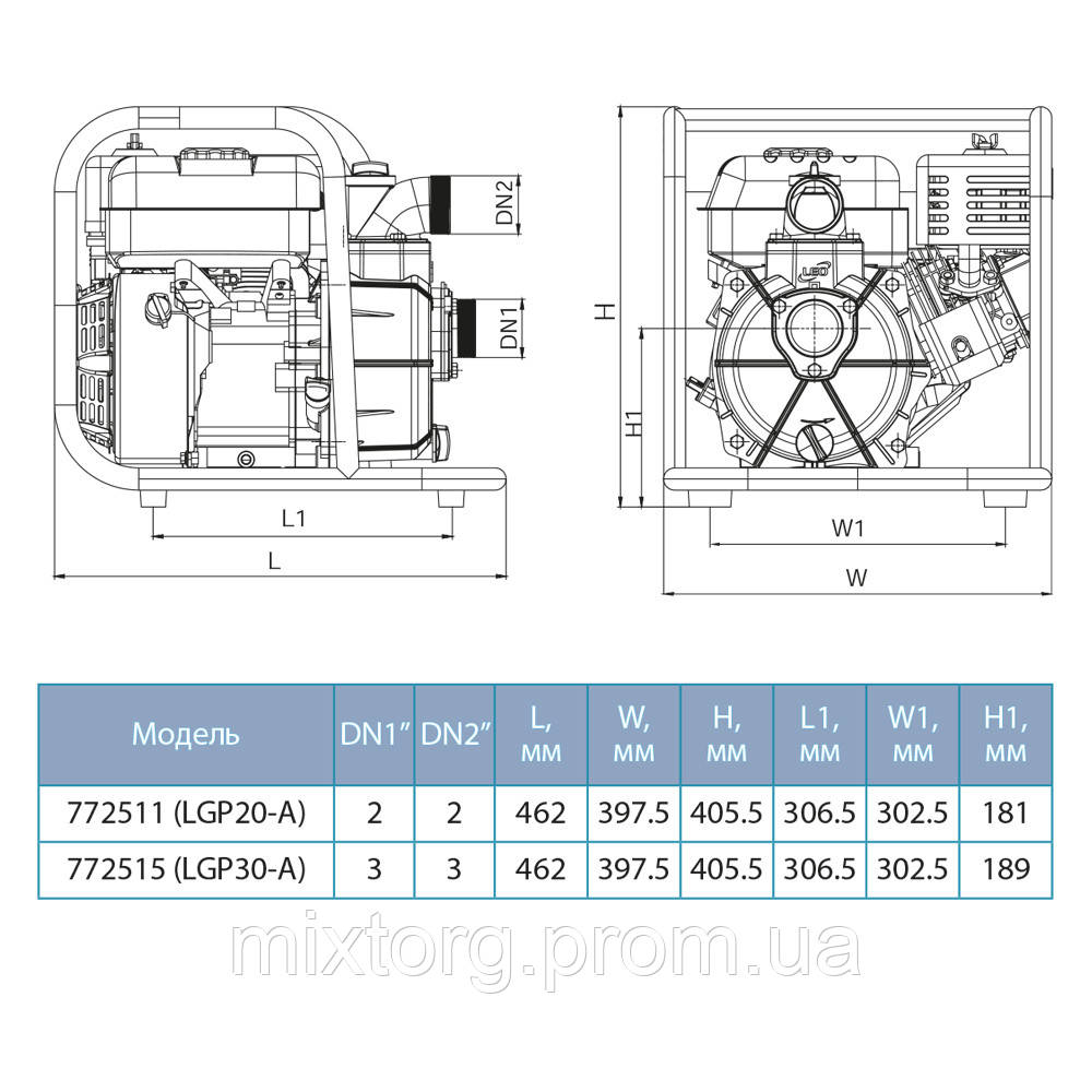 Циркуляційний насос GPD13-40-1000 "Sprut"