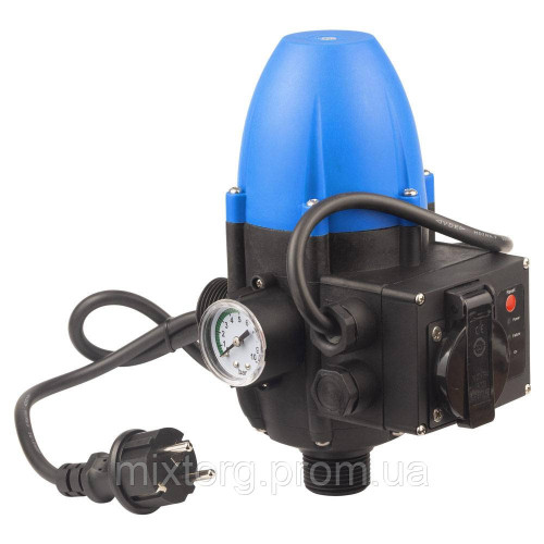 Контролер тиску електронний 1.1кВт Ø1" рег. тиск вкл 1.5-3.0 бар + розетка і вилка WETRON (779734)