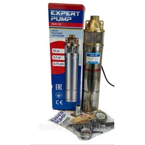 Глибокий заглибний насос Expert 4SKM-100,0.75 квт