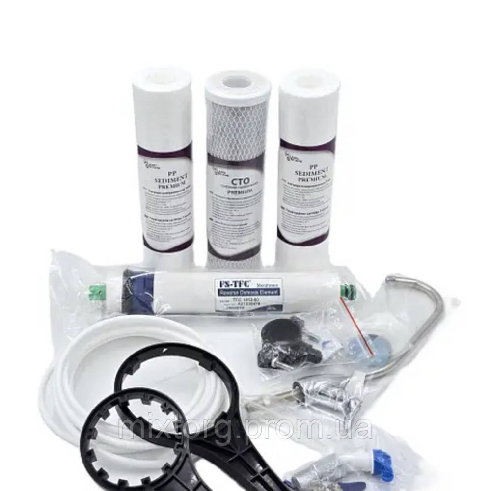 Система зворотного осмосу 75P-11JG PREMIUM Тайвань !