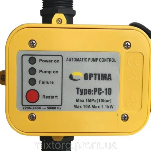 Автоматика для насоса OPTIMA PC-10