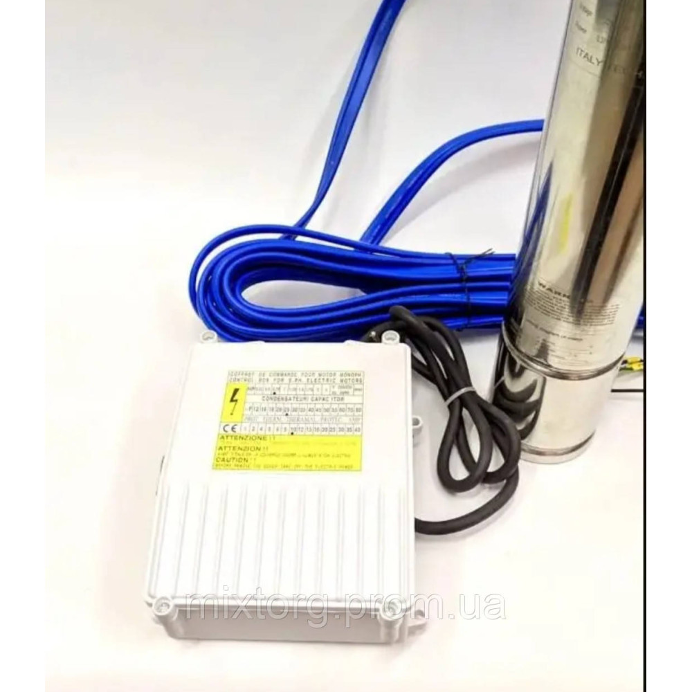 Глибокий заглибний насос EUROAQUA 100 QJD 196 — 0.55 Польща!