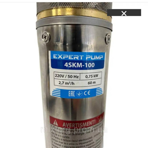 Глибокий заглибний насос Expert 4SKM-150 1,1 квт