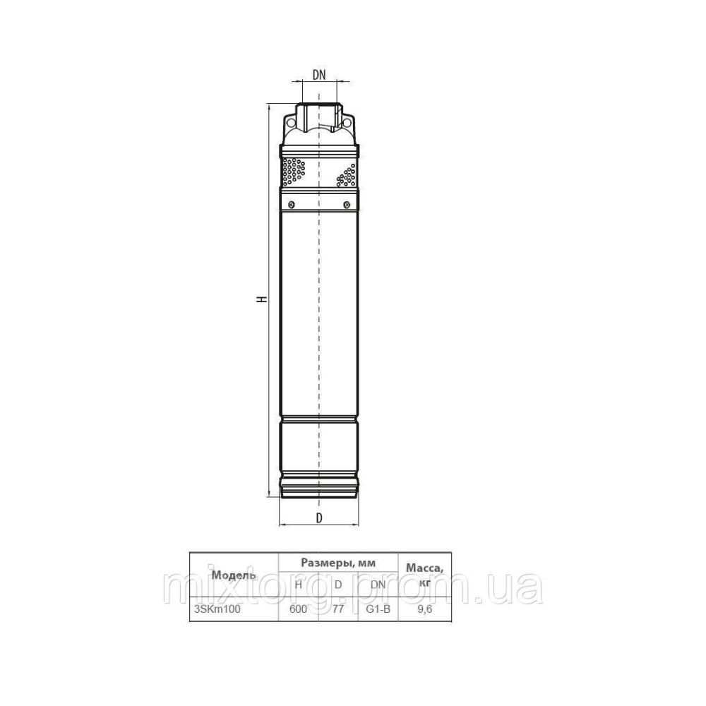 Свердловинний насос 3SKm100 (кабель 15м) "NPO"