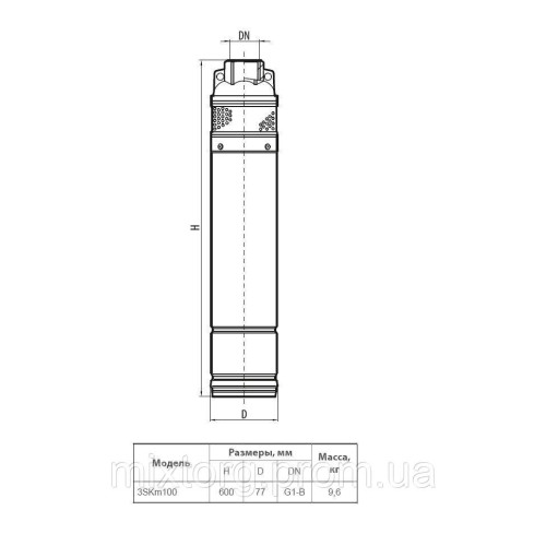 Свердловинний насос 3SKm100 (кабель 15м) "NPO"