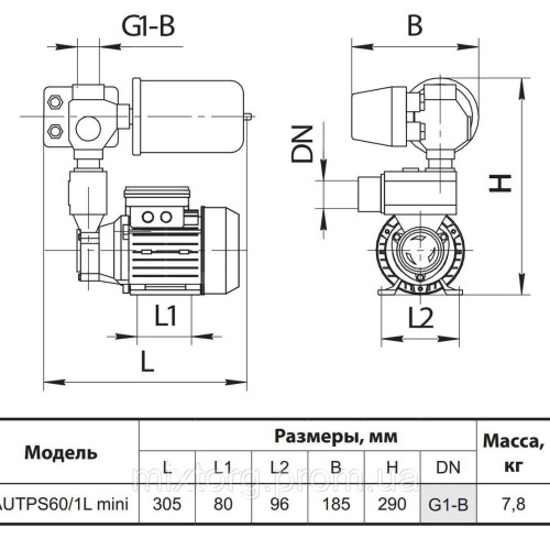 Насосна станція AUTPS60/1L mini "NPO"