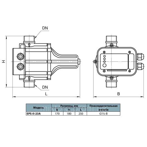 Контролер тиску EPS-II-23A "NPO"