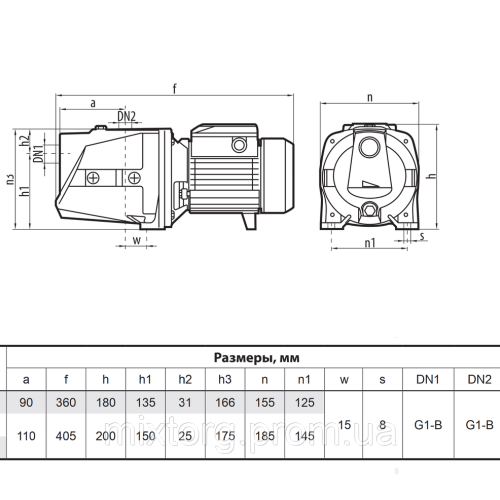 Поверхневий насос JSP100A "Sprut"
