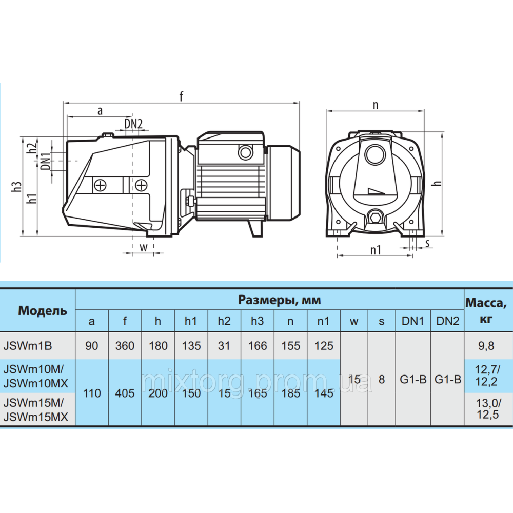Поверхневий насос JSWm10M "NPO"