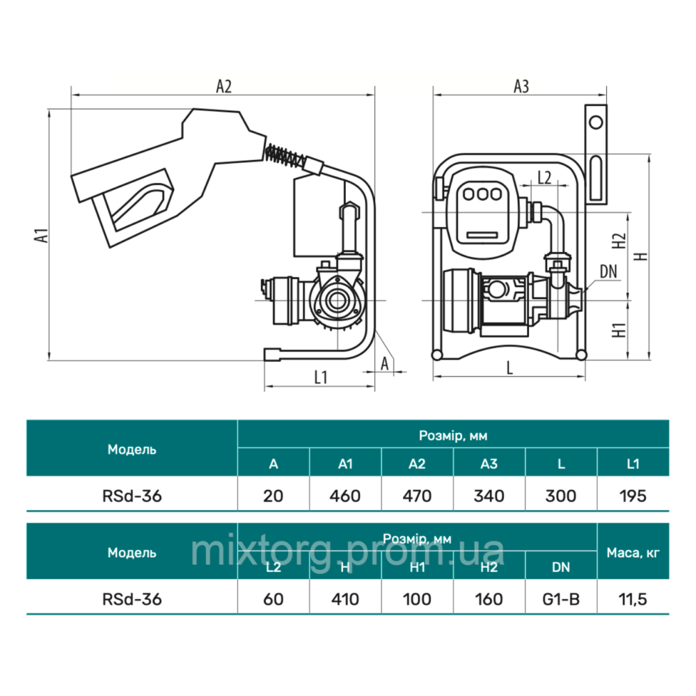 Станція мобільна заправна RSd-36 "NPO"