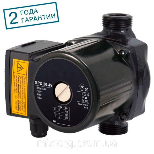 Циркуляційний насос GPG20-6S-130 "NPO" + комплект гайок