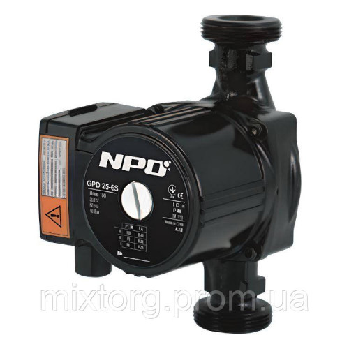 Циркуляційний насос GPD25-4S-180 "NPO" + комплект гайок