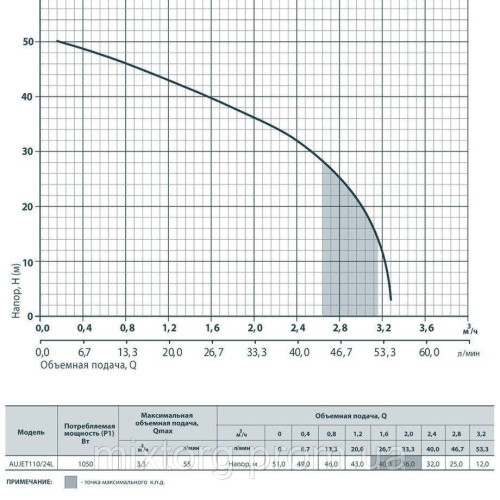 Насосна станція AUJET110/24L "rudes"