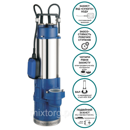 Дренажний насос QDX 7-30/3-1,5F (пульт) "NPO"