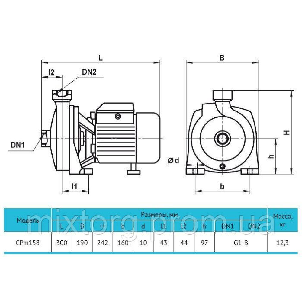 Поверхневий насос CPm158 "rudes"
