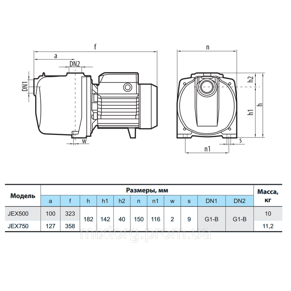 Поверхневий насос JEX500 "NPO"