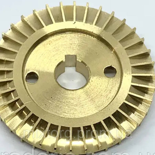 Дбайливе колесо (Крильчатка) WZ 250/QB60/APM37 латунь, шппонка d12 Польща!